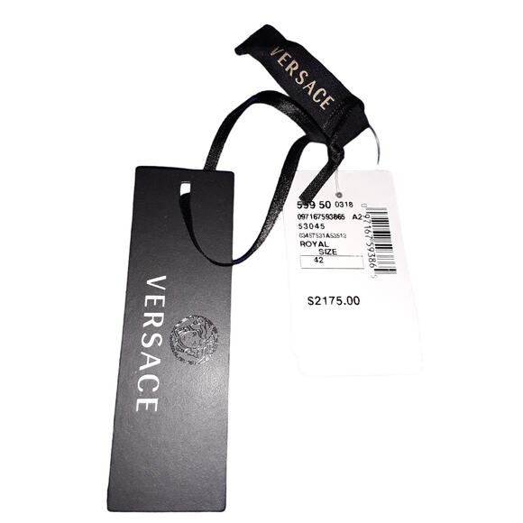 NWT Versace Early 2000's Draped Panel Back Grecian Cocktail Dress Sz 42 - Picture 4 of 13